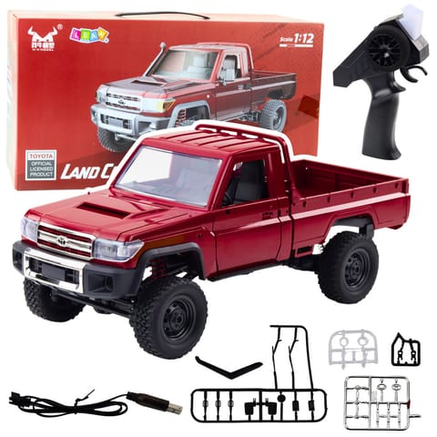 ⁨Samochód Terenowy MN82 Zdalnie Sterowany RC Napęd 4x4 Czerwony 1:12⁩ w sklepie Wasserman.eu