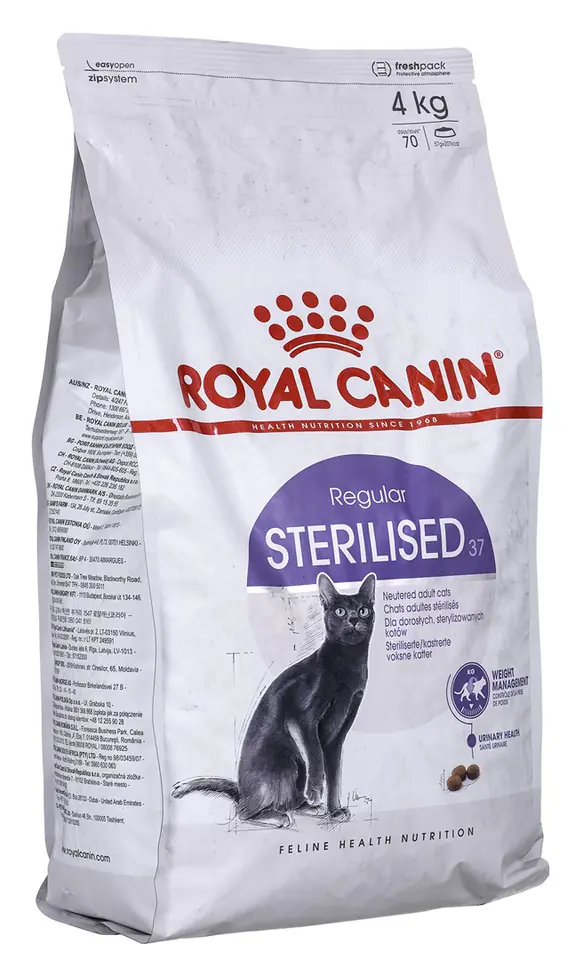 ⁨Royal Canin Sterilised 37 cats dry food Adult 4 kg⁩ at Wasserman.eu
