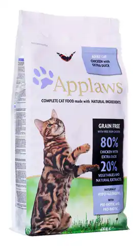 ⁨APPLAWS CAT Kurczak i Kaczka - karma dla kota z wysoką zawartością mięsa - 2kg⁩ w sklepie Wasserman.eu