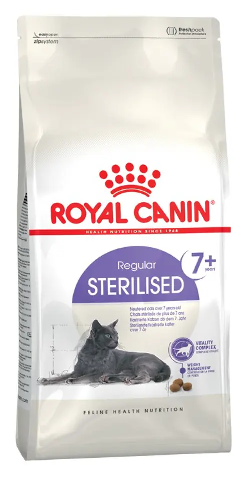 ⁨Royal Canin Sterilised 7+ Adult Poultry Dry cat food 1.5 kg⁩ at Wasserman.eu