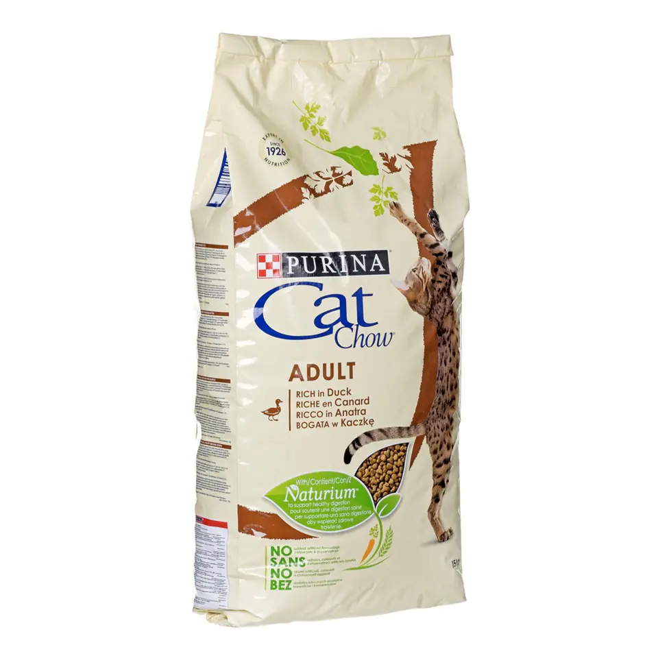 ⁨PURINA CAT CHOW Adult Duck sucha karma dla kota 15kg⁩ w sklepie Wasserman.eu