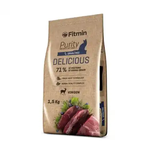 ⁨FITMIN Purity Delicious cats dry food 1.5 kg Adult⁩ at Wasserman.eu