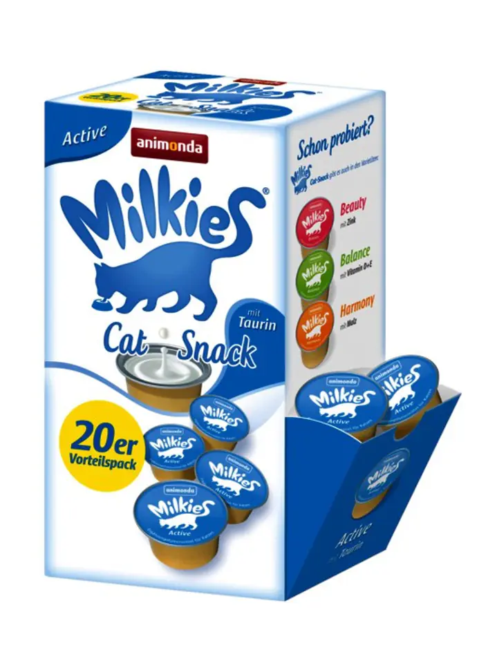 ⁨ANIMONDA Mega Packaging Milkies Active 20x15g⁩ w sklepie Wasserman.eu