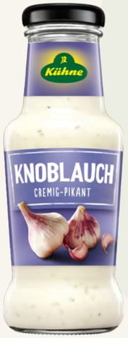 ⁨Kühne Knoblauch Cremig-Pikant Sos Czosnkowy 250 ml⁩ w sklepie Wasserman.eu