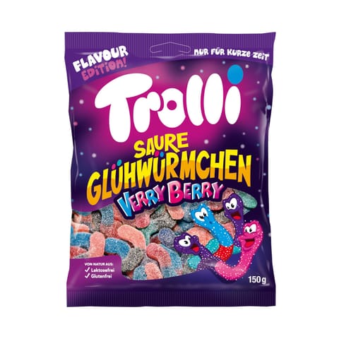 ⁨Trolli Glühwürmchen Verry Berry Żelki 150 g⁩ w sklepie Wasserman.eu