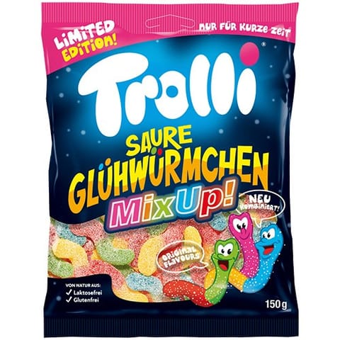 ⁨Trolli Gluhwurmchen  Mix up! Żelki 150 g⁩ w sklepie Wasserman.eu