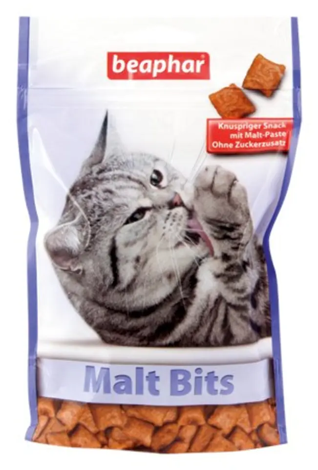 ⁨Beaphar Malt Bits - a treat for cats against pilobezoars - 35 g⁩ at Wasserman.eu