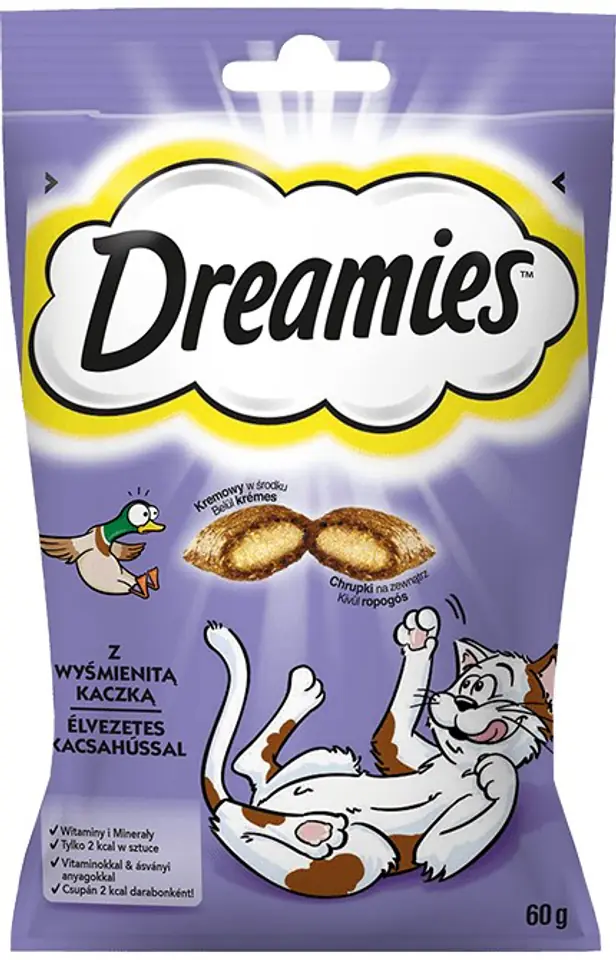 ⁨Dreamies 5998749116500 cat treats Duck Snacks 60g⁩ at Wasserman.eu