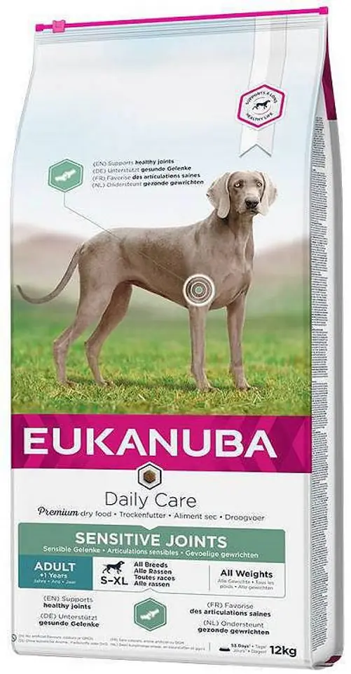 ⁨Eukanuba Daily Care Sensitive Joints - dry dog food - 12 kg⁩ at Wasserman.eu