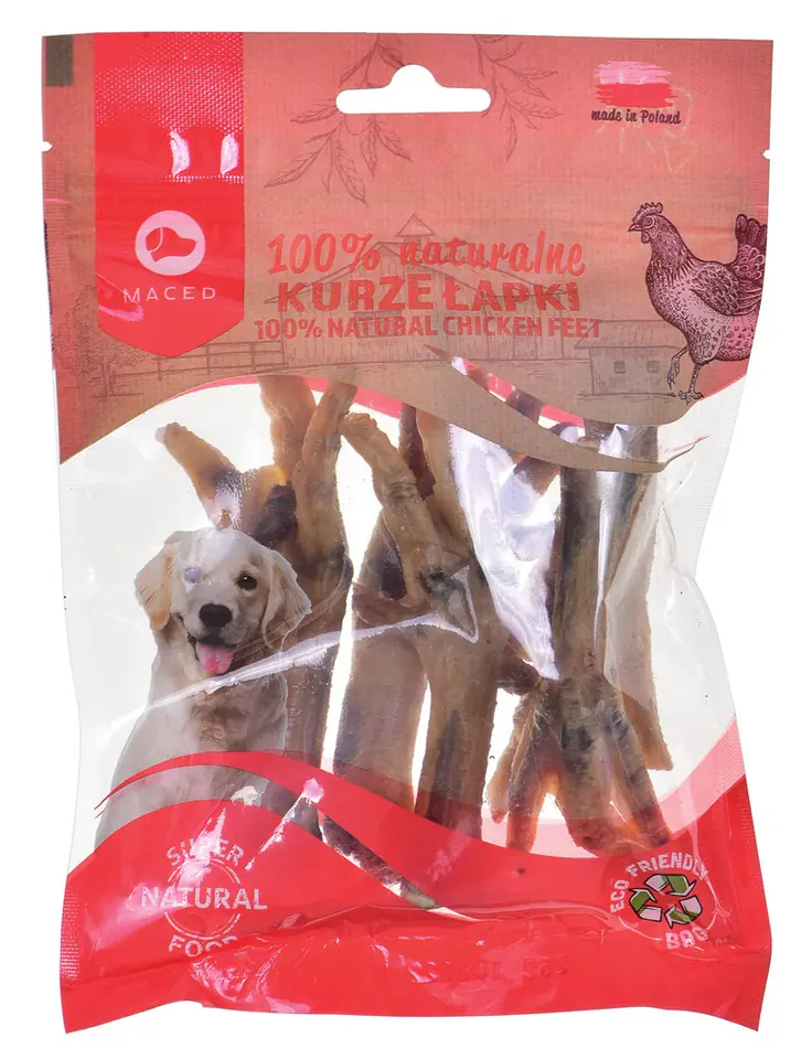 MACED Przysmak dla psa - kurze łapki 5szt. w sklepie Wasserman.eu