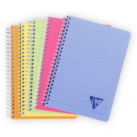 ⁨Kołonotatnik A5 90 kartek linia LINICOLOR FRESH PP 328546C CLAIREFONTAINE⁩ w sklepie Wasserman.eu