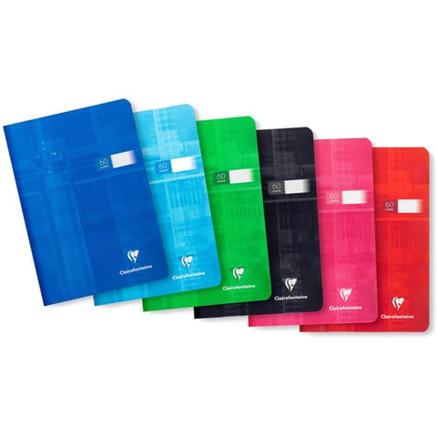 ⁨Zeszyt A5 60k gładki 90G 63550AMXC CLAIREFONTAINE⁩ w sklepie Wasserman.eu