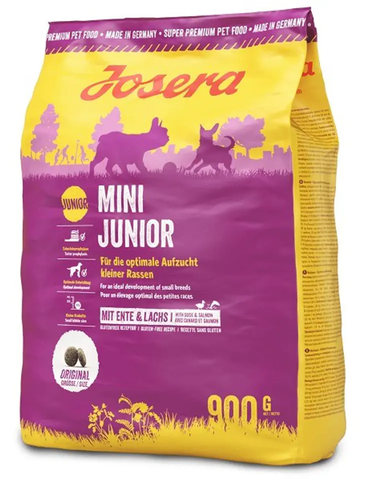 ⁨JOSERA Mini Junior - karma dla szczeniąt małych ras 900g⁩ w sklepie Wasserman.eu