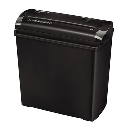 Fellowes Shredder P-25S Black, 11 L, Paper shredding, Paper handling standard/output 7mm strips, security level P-2, Traditional at Wasserman.eu