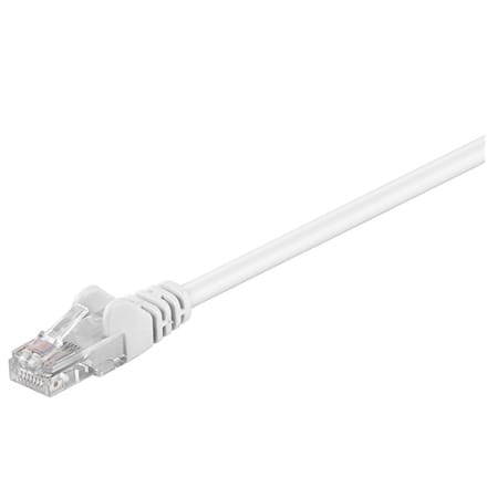 ⁨Goobay | CAT 5e | Kabel sieciowy | Skrętka nieekranowana (UTP) | Męski | RJ-45 | Męski | RJ-45 | Biały | 15 m⁩ w sklepie Wasserman.eu