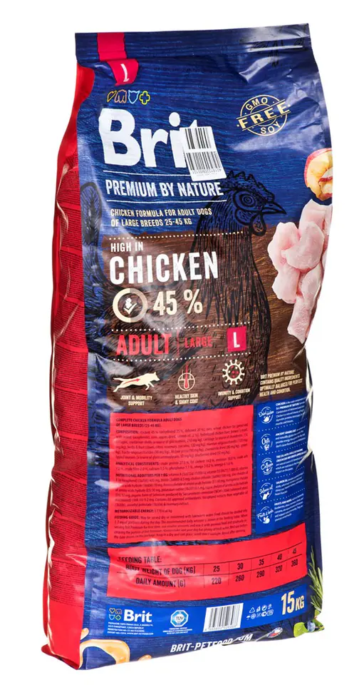 ⁨Brit Premium By Nature Adult L - dry dog food - 15kg⁩ at Wasserman.eu