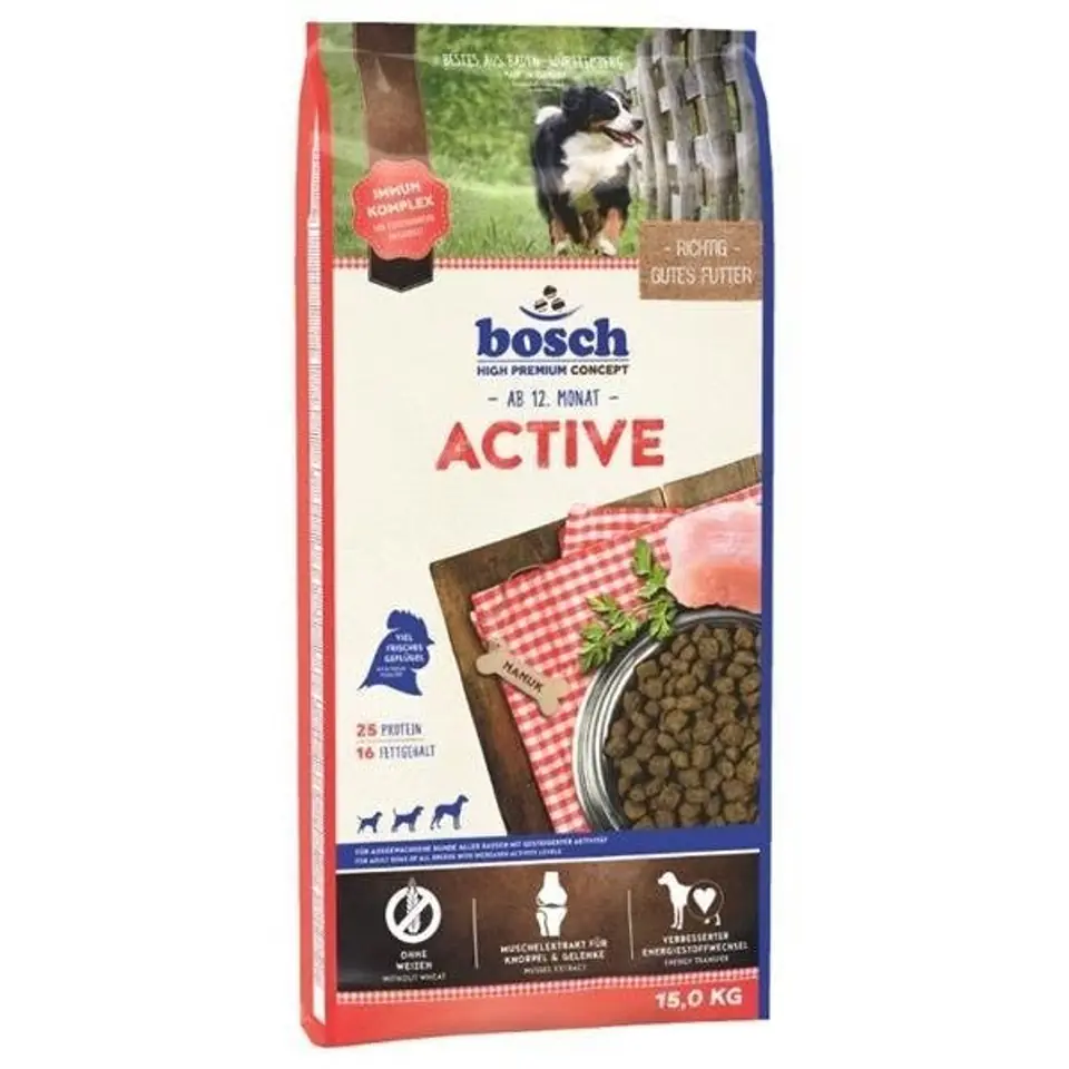 ⁨BOSCH Active 15kg - sucha karma dla psa⁩ w sklepie Wasserman.eu