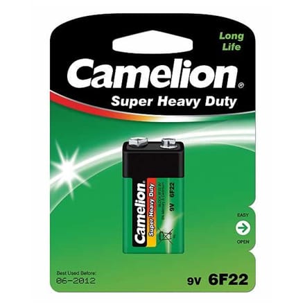 ⁨Camelion | 6F22-BP1G | 9V/6F22 | Super Heavy Duty | 1 szt.⁩ w sklepie Wasserman.eu