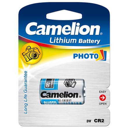 ⁨Camelion CR2-BP1R CR2, 850 mAh, Lithium, 1 pc(s)⁩ at Wasserman.eu