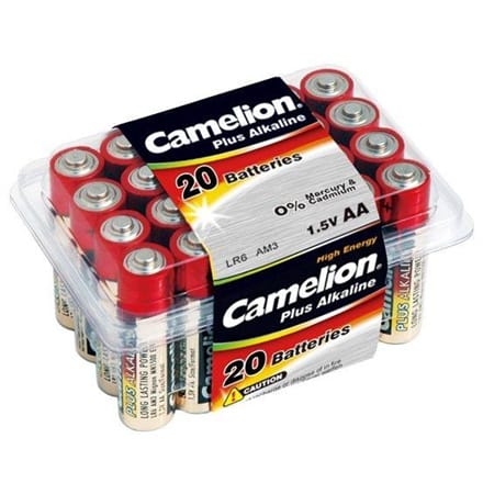 ⁨Camelion LR6-BP20 AA/LR6, Plus Alkaline, 20 pc(s)⁩ at Wasserman.eu