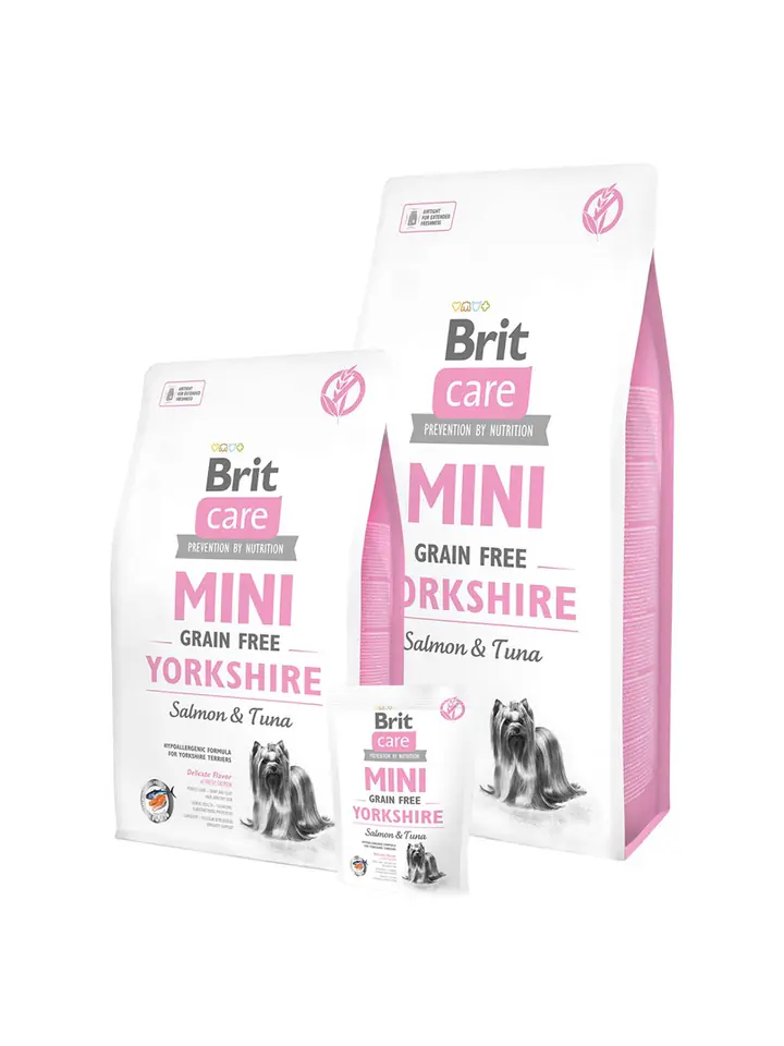 ⁨Brit Care Adult Mini GF Salmon & Tuna - Yorkshire - dry dog food - 7 kg⁩ at Wasserman.eu