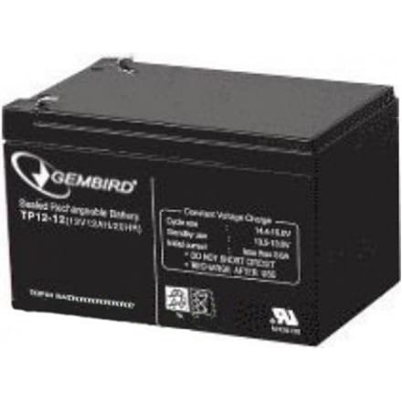 ⁨EnerGenie Rechargeable battery 12 V 12 AH for UPS⁩ at Wasserman.eu