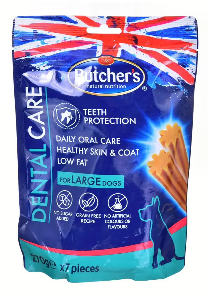 ⁨Butcher's Dental Care - dental snack for large breeds - 270g⁩ at Wasserman.eu