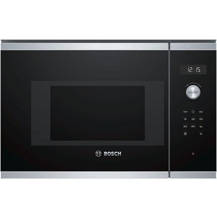 ⁨Bosch | Kuchenka mikrofalowa | BFL524MS0 | Do zabudowy | 20 L | 800 W | Czarny⁩ w sklepie Wasserman.eu