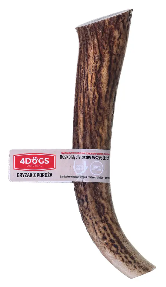 ⁨4DOGS - Deer antler dog chew (hard) - XXL⁩ at Wasserman.eu