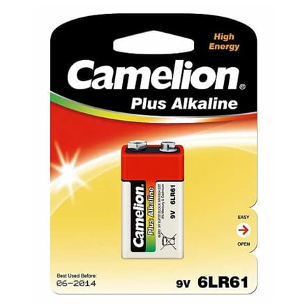 ⁨Camelion 6LF22-BP1 9V/6LR61, Plus Alkaline 6LR61, 1 pc(s)⁩ at Wasserman.eu