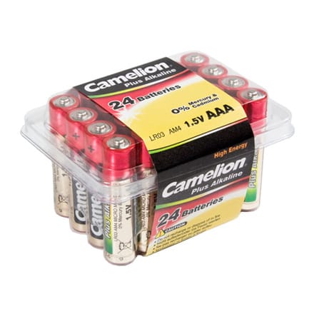 ⁨Camelion | LR03-PB24 | AAA/LR03 | Plus Alkaline | 24 szt.⁩ w sklepie Wasserman.eu