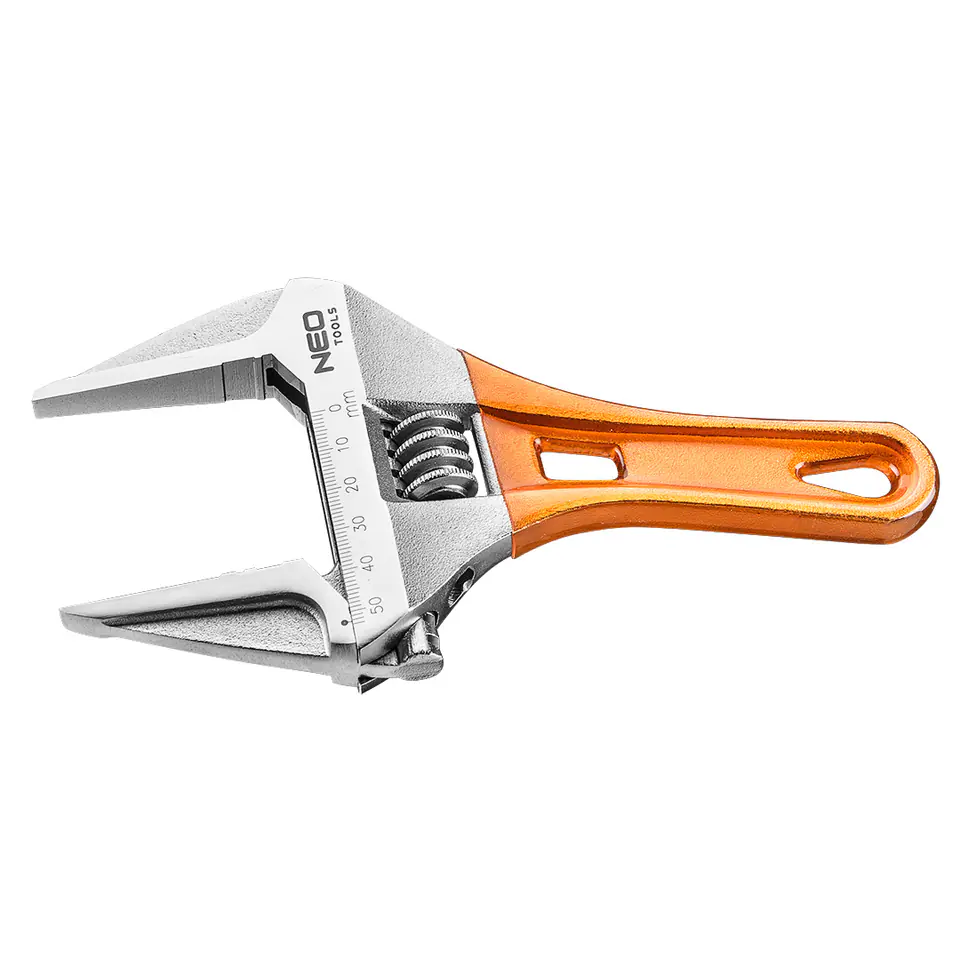 ⁨Adjustable wrench short 185 mm, range 0-53 mm⁩ at Wasserman.eu