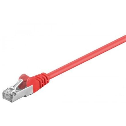⁨Goobay | CAT 5e | Kabel sieciowy | Foliowana skrętka nieekranowana (F/UTP) | Męski | RJ-45 | Męski | RJ-45 | Czerwony | 1,5 m⁩ w sklepie Wasserman.eu