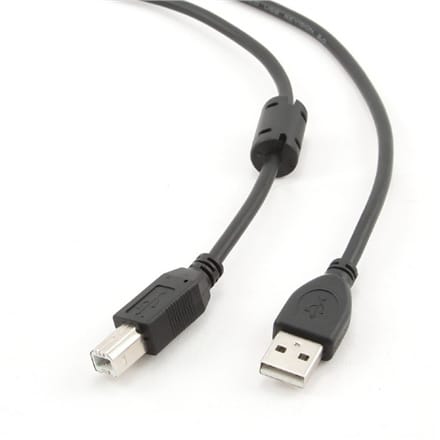 ⁨Cablexpert CCFB-USB2-AMBM-3M USB 2.0 printer cable 3 m⁩ at Wasserman.eu