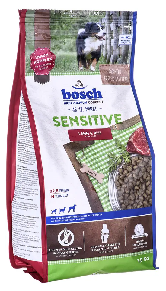 ⁨Bosch SENSITIVE WITH LAMB & RICE⁩ at Wasserman.eu