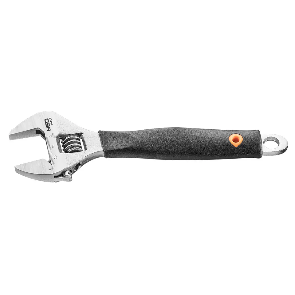 ⁨Adjustable wrench 200 mm, range 0-28 mm⁩ at Wasserman.eu