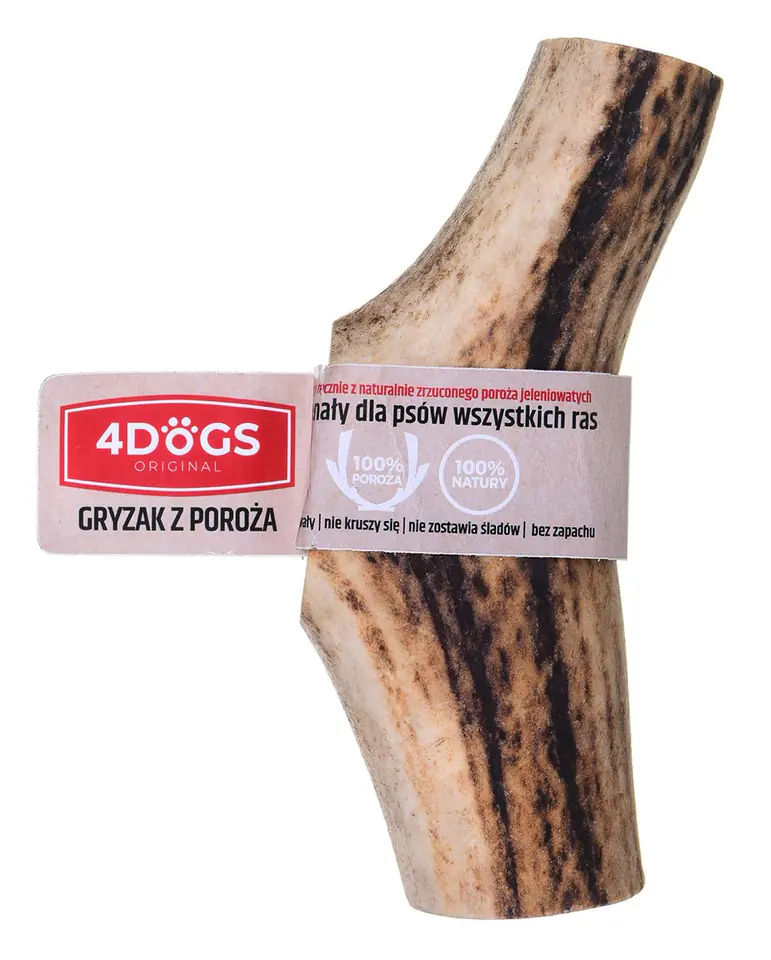 ⁨4DOGS - Deer antlers dog chew (easy) - M⁩ at Wasserman.eu