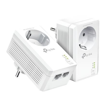 ⁨TP-Link TL-PA7027P V1 Starter Kit - zestaw adaptera powerline - podłączany do ściany | 1000 Mb/s⁩ w sklepie Wasserman.eu