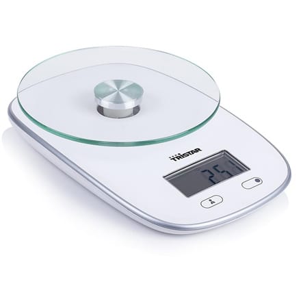 ⁨Waga kuchenna Tristar KW-2445, biała Tristar | Waga kuchenna | KW-2445 | Maksymalna waga (udźwig) 5 kg | Podziałka 1 g | Typ wyś⁩ w sklepie Wasserman.eu