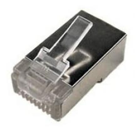⁨Logilink MP0003 CAT5e Modular PlugSuitable for 8P8C Round CableConnector shieldedGold-plated contacts⁩ at Wasserman.eu