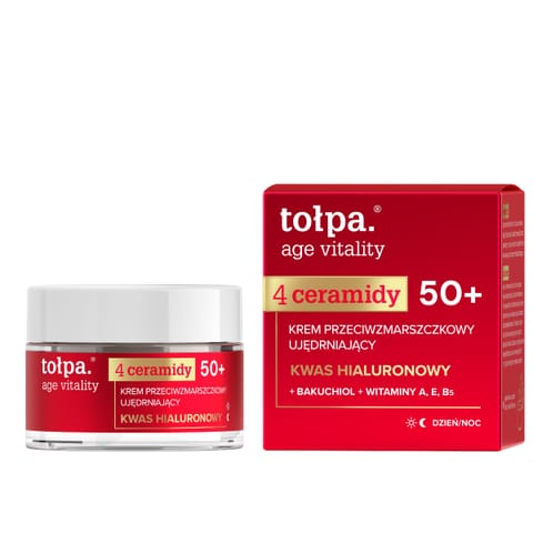 ⁨TOŁPA Age Vitality Krem przeciwzmarszczkowy ujędrniający 50+ 50 ml⁩ w sklepie Wasserman.eu