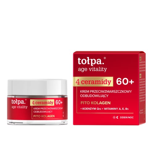 ⁨TOŁPA Age Vitality Krem przeciwzmarszczkowy odbudowujący 60+ 50 ml⁩ w sklepie Wasserman.eu