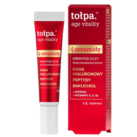 ⁨TOŁPA Age Vitality Krem pod oczy przeciwzmarszczkowy 15 ml⁩ w sklepie Wasserman.eu
