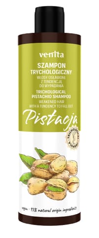 ⁨VENITA Szampon trychologiczny do włosów przetłuszczających Pistacja 300 ml⁩ w sklepie Wasserman.eu