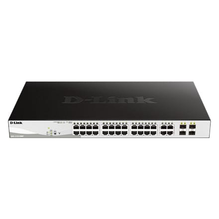 ⁨D-Link DGS 1210-28MP - switch - 28 portów - smart - do montażu w szafie rack⁩ w sklepie Wasserman.eu