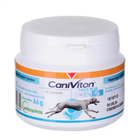 ⁨VETOQUINOL Caniviton Forte Plus - 30 Tabletten⁩ im Wasserman.eu