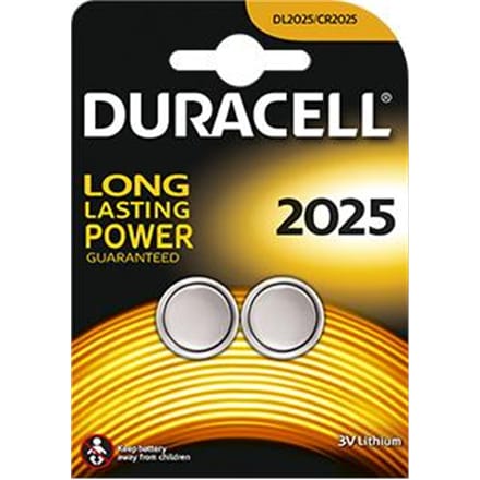 ⁨Duracell Button Cells DL2025 Lithium, 2 pc(s)⁩ at Wasserman.eu