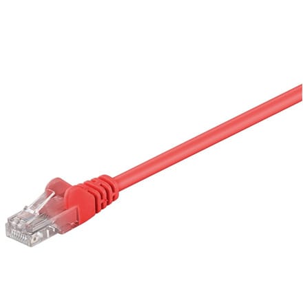⁨Goobay | CAT 5e | Kabel sieciowy | Skrętka nieekranowana (UTP) | Męski | RJ-45 | Męski | RJ-45 | Czerwony | 10 m⁩ w sklepie Wasserman.eu