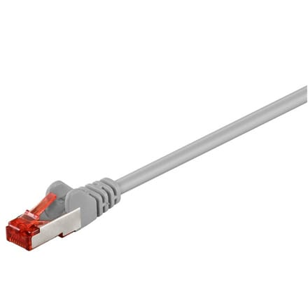 ⁨Goobay | CAT 6 | Kabel sieciowy | Pary w metalowej folii (PiMF) | Męski | RJ-45 | Męski | RJ-45 | Szary | 0,5 m⁩ w sklepie Wasserman.eu