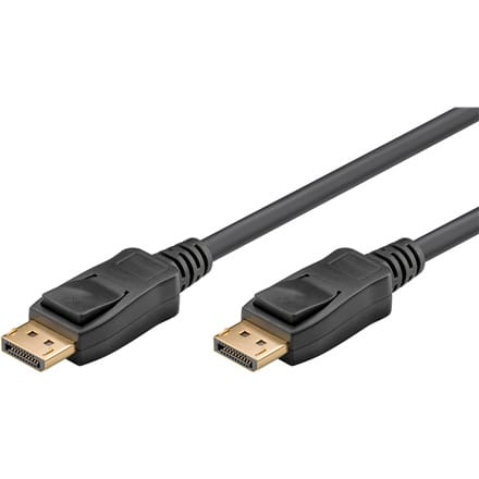 ⁨Goobay | Kabel DisplayPort | Męski | 20 pin DisplayPort | Męski | 20 pin DisplayPort | 2 m | Czarny⁩ w sklepie Wasserman.eu
